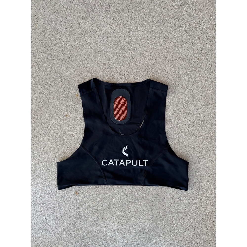 Catapult GPS Tracking Mens Large Vest - Black Performance Sports Training Wear